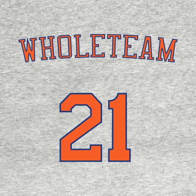 WHOLETEAM Shirsey by The Knicks Wall